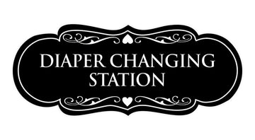 Signs ByLITA Designer Diaper Changing Station Sign